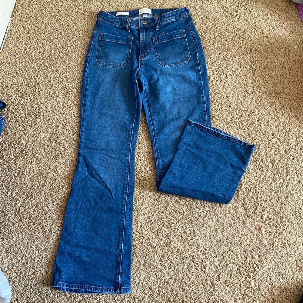 Dark Denim Curvy Back-to-School Flare Jeans